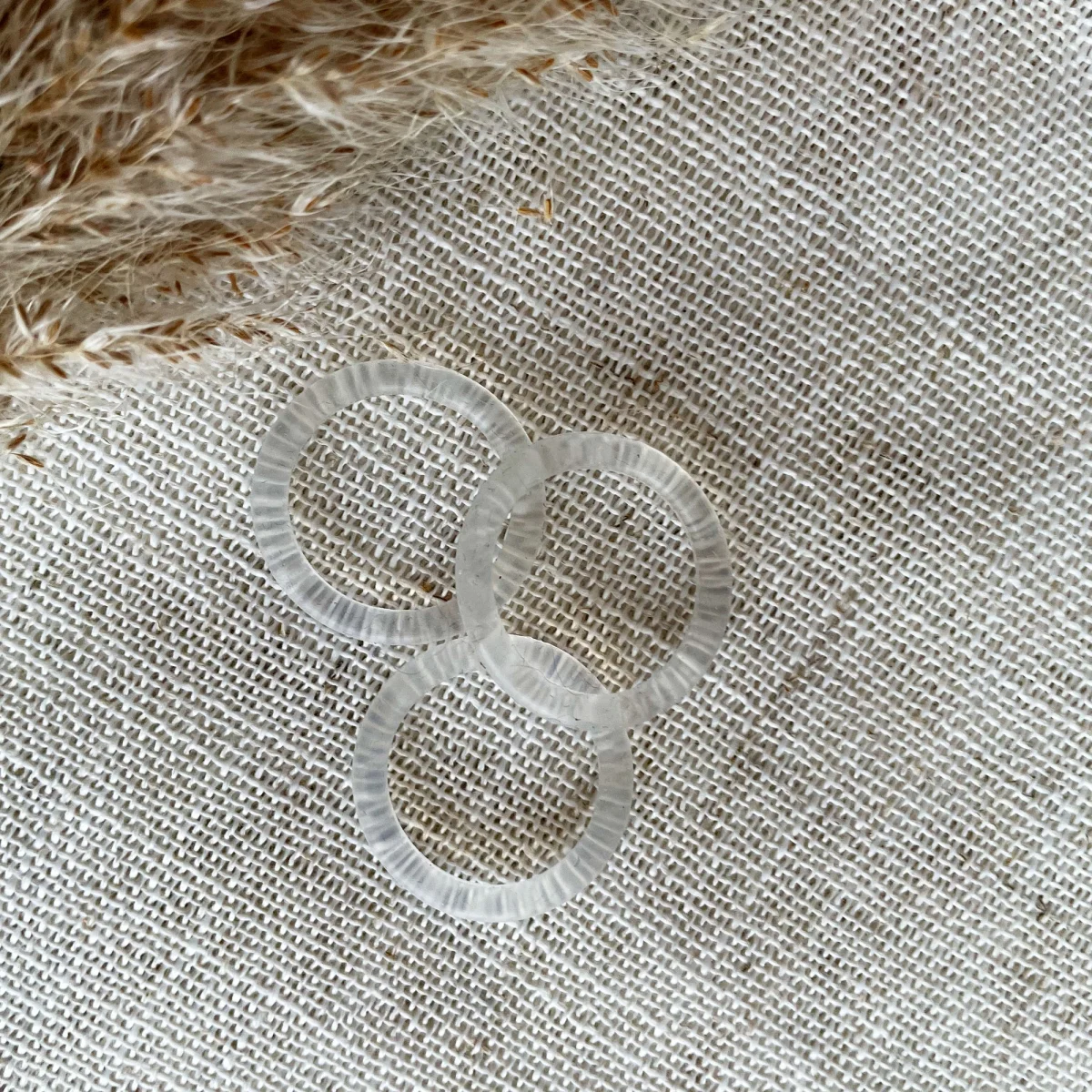 O-ring i silikone til suttesnor og sutter uden hul – billede 4